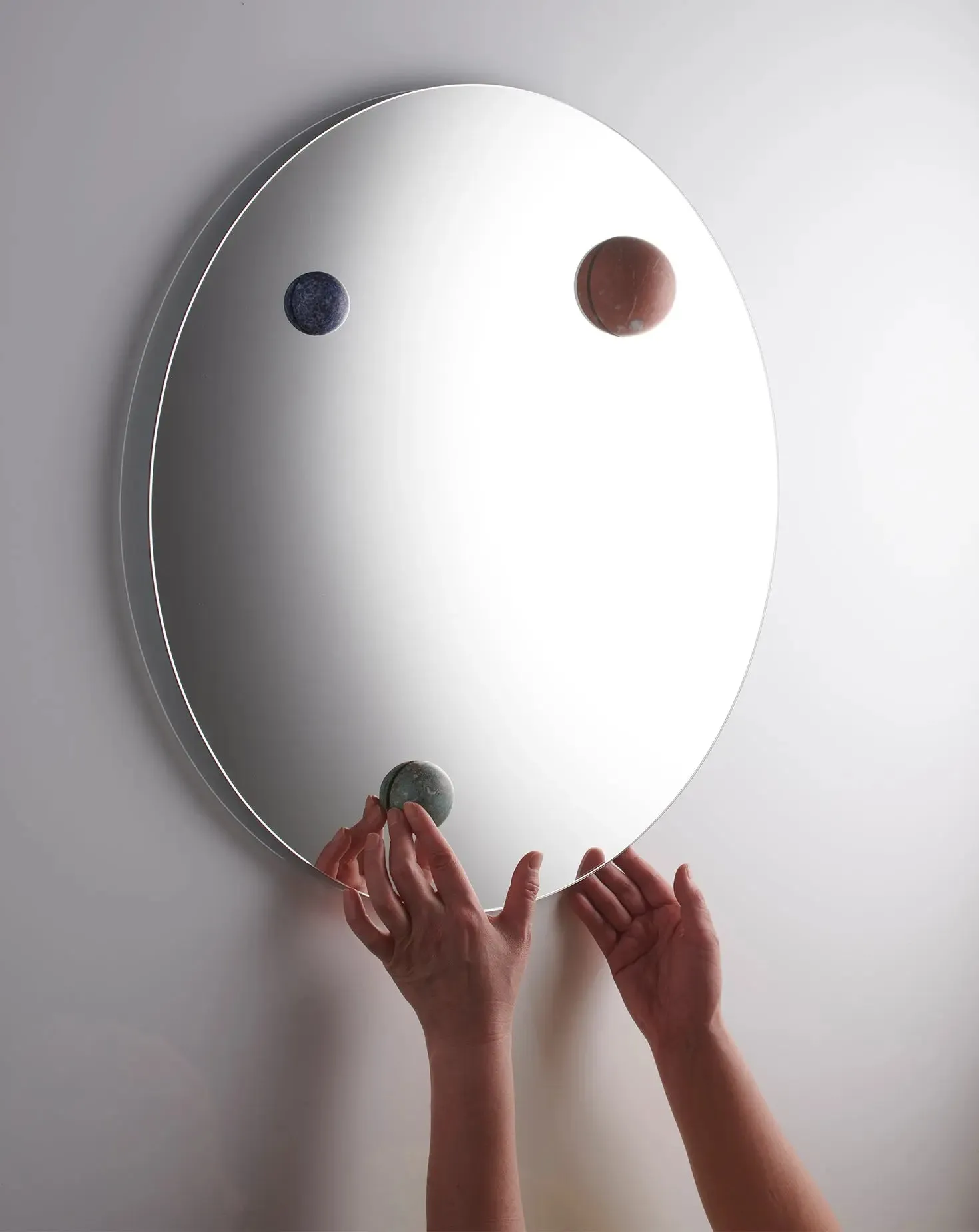 Planets Marble Mirror