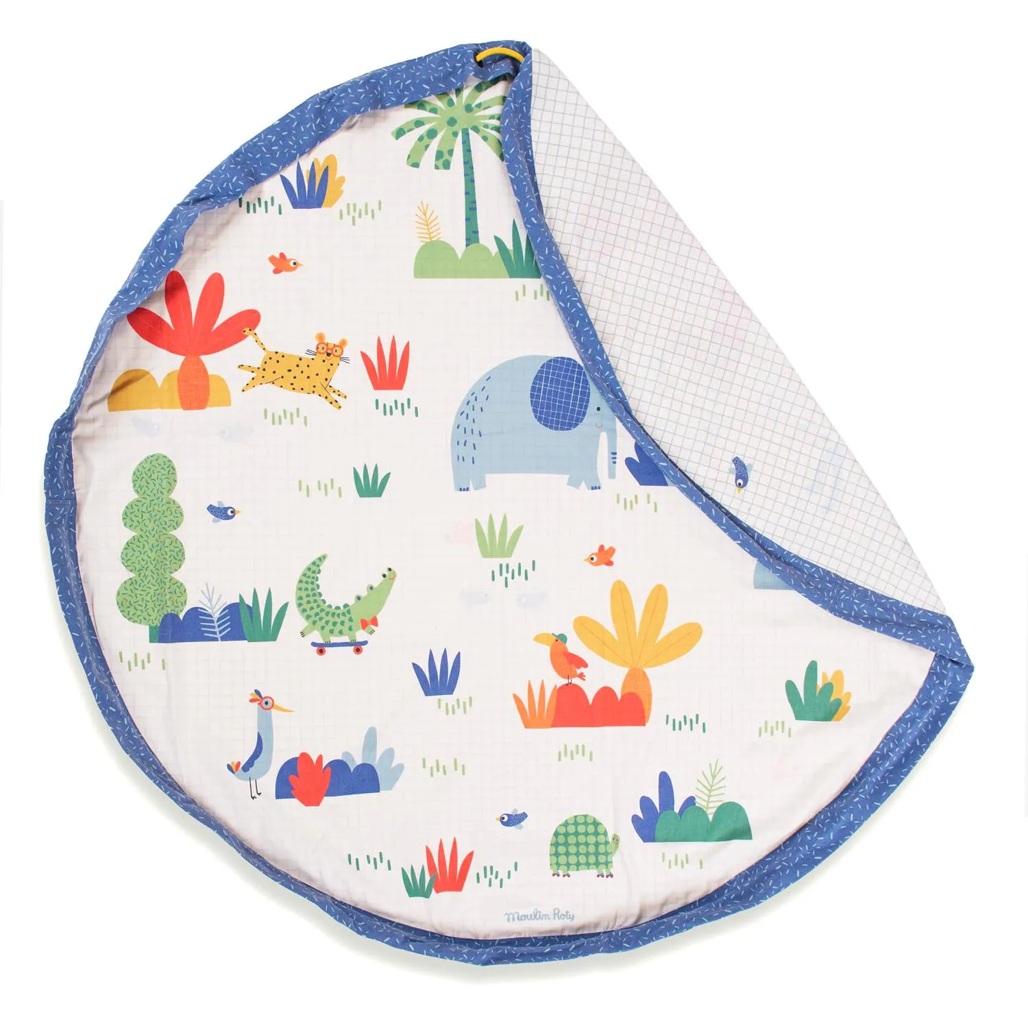 Play&Go Toy Storage Bag - Moulin Roty Toupities - Double Print - Ø140cm