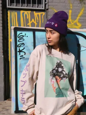 Popkiller Artist Series Cogumeli Mushroom Girl Long Sleeve