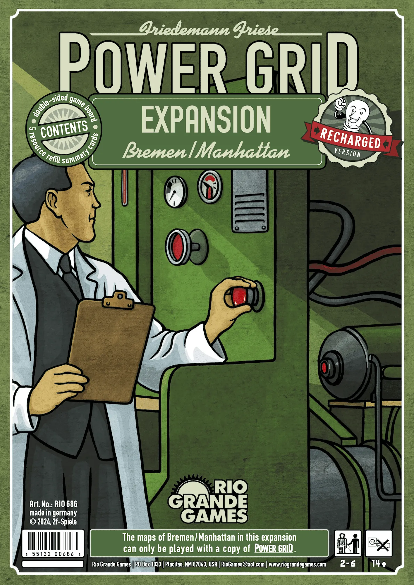 Power Grid: Bremen/Manhattan *PRE-ORDER*