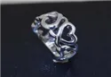 R9018 Hearts Band Ring
