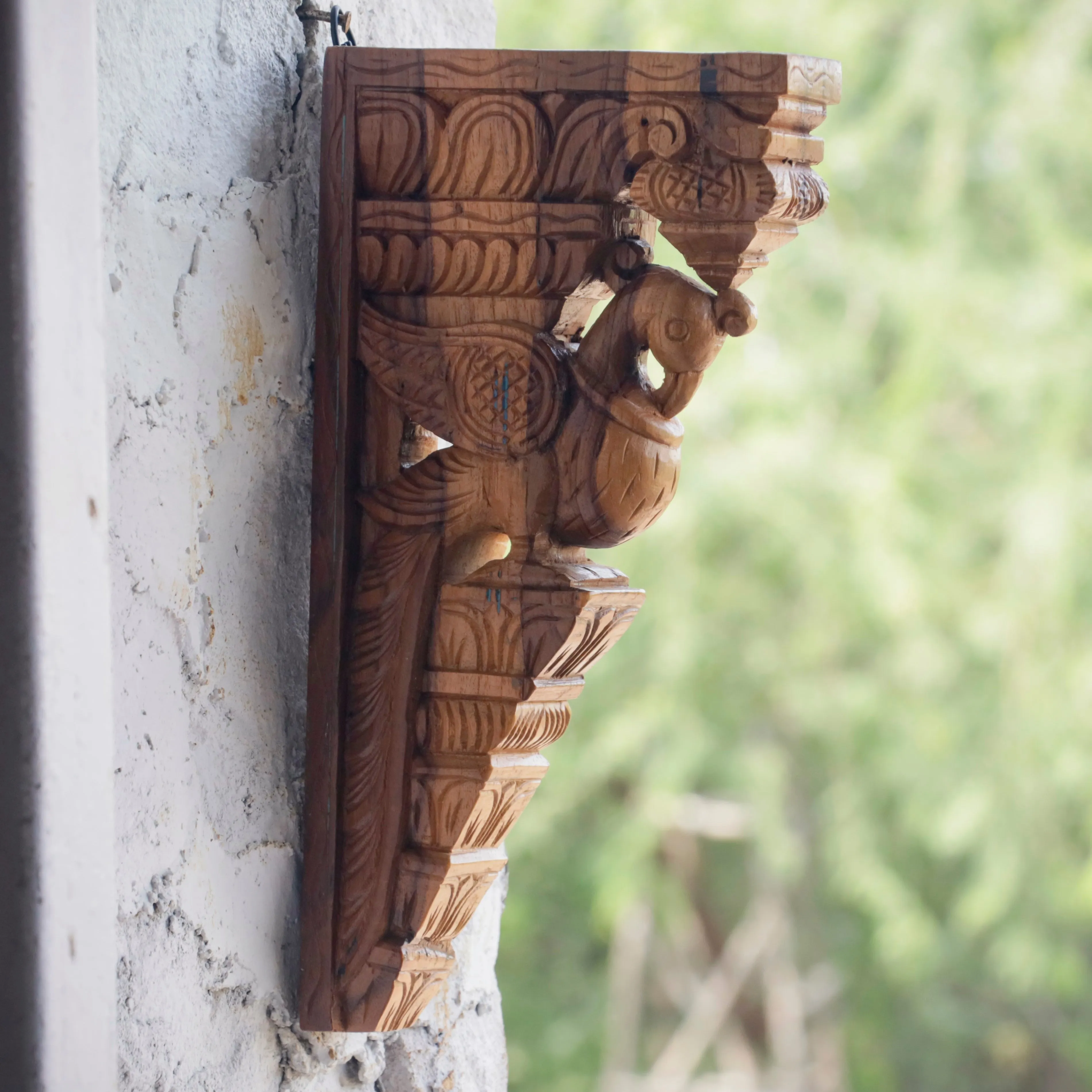 Rajshahi Southern Bird Solid teak Door Bracket