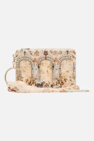 RING SCARF CLUTCH ADORNED IN ANTIQUITY