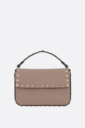 Rockstud Mini Grainy Leather Crossbody Bag