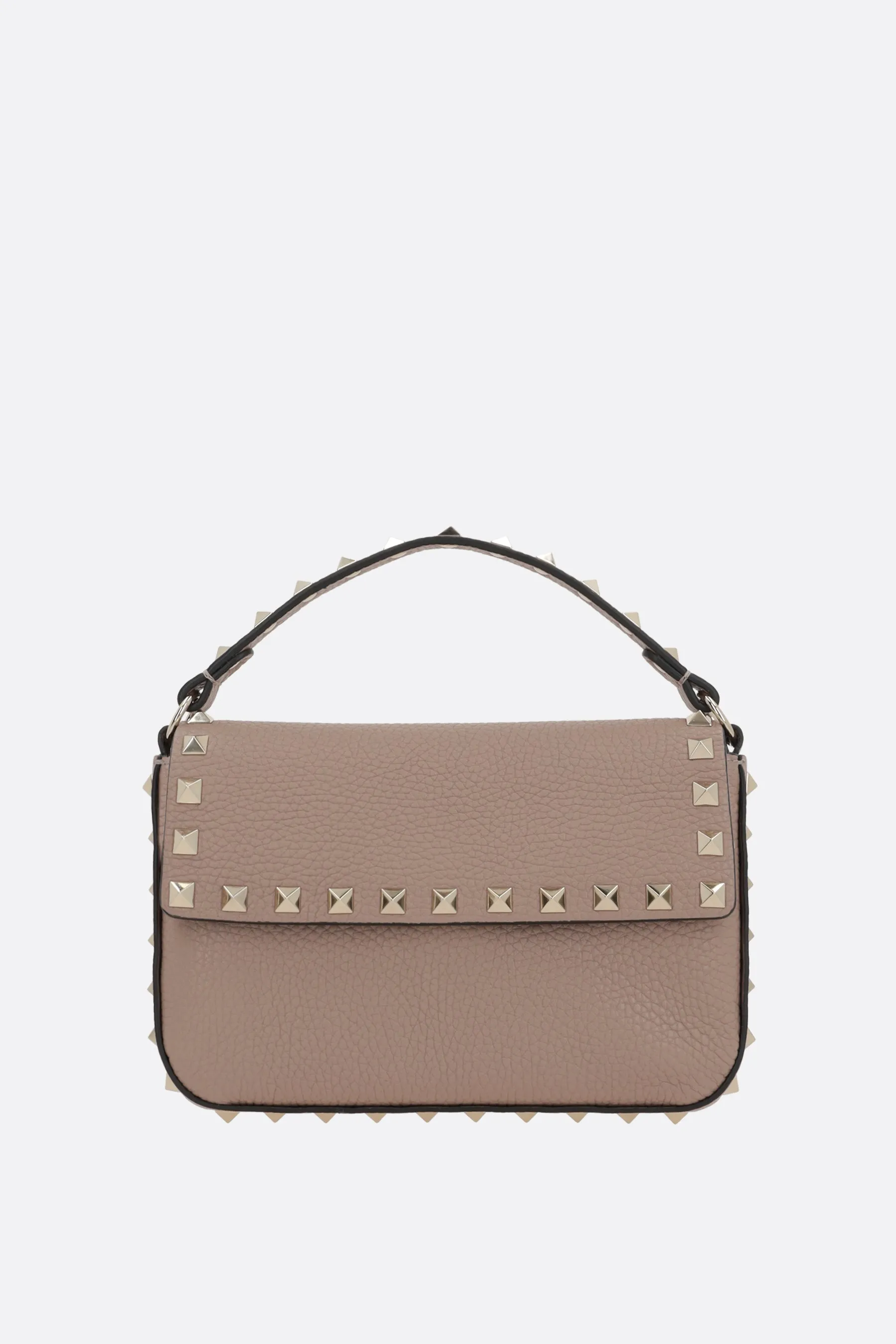 Rockstud Mini Grainy Leather Crossbody Bag