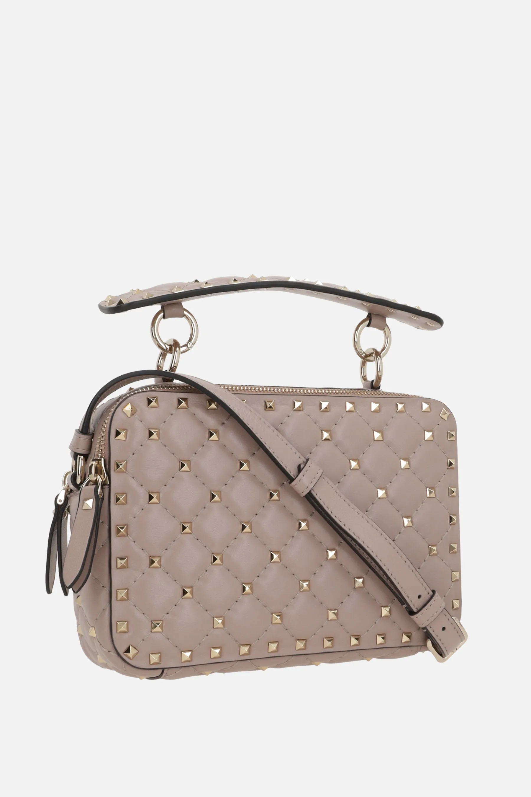 Rockstud Quilted Nappa Crossbody Bag