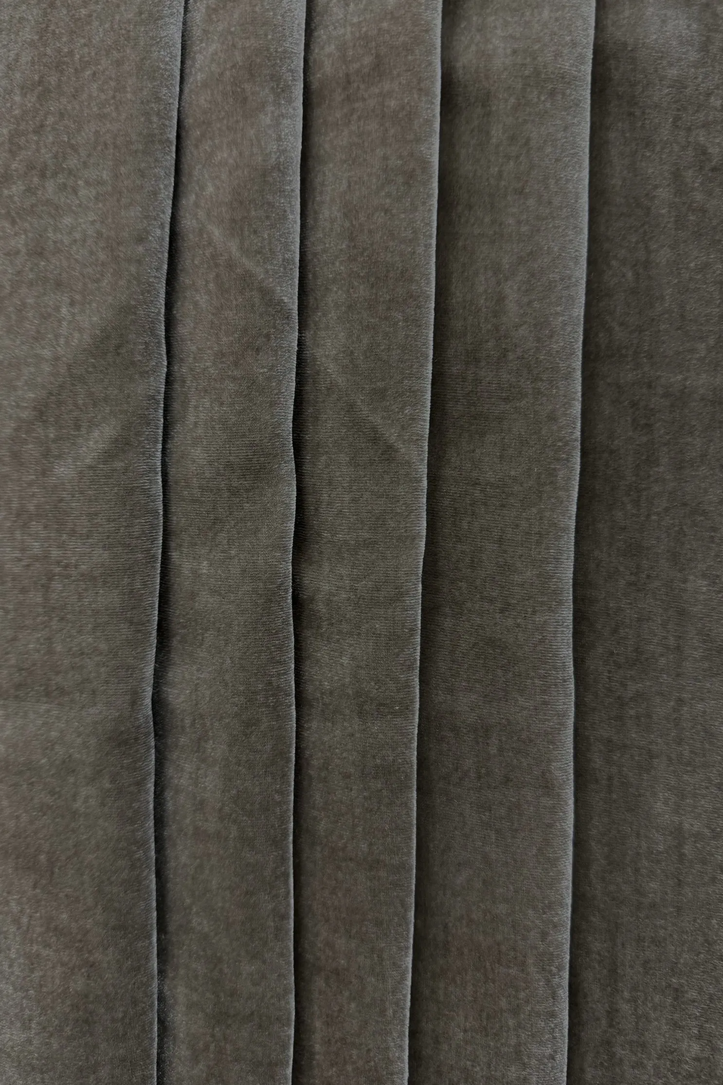 Silver Silk Rayon Velvet Fabric