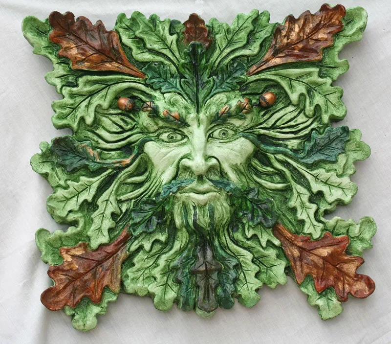 Small Greenman Texture Mold for Glass GX12