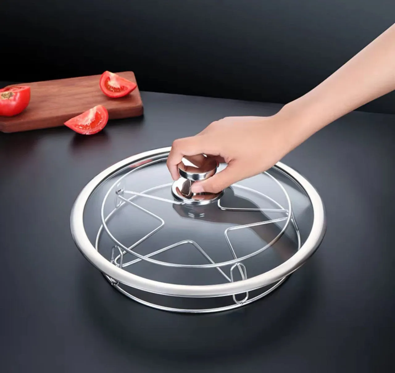 Small Multi-Functional Pot Lid Holder