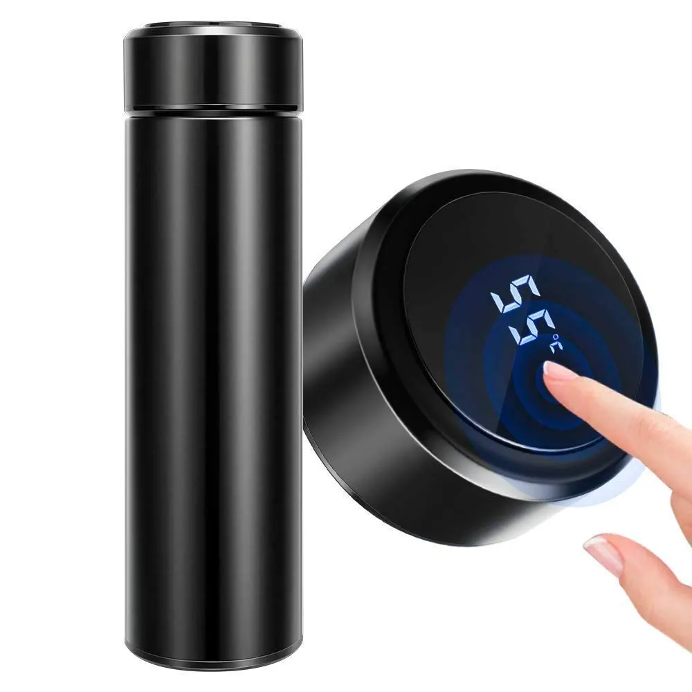 Smart LED Temperature Display Flask 500ML RANDOM COLOUR