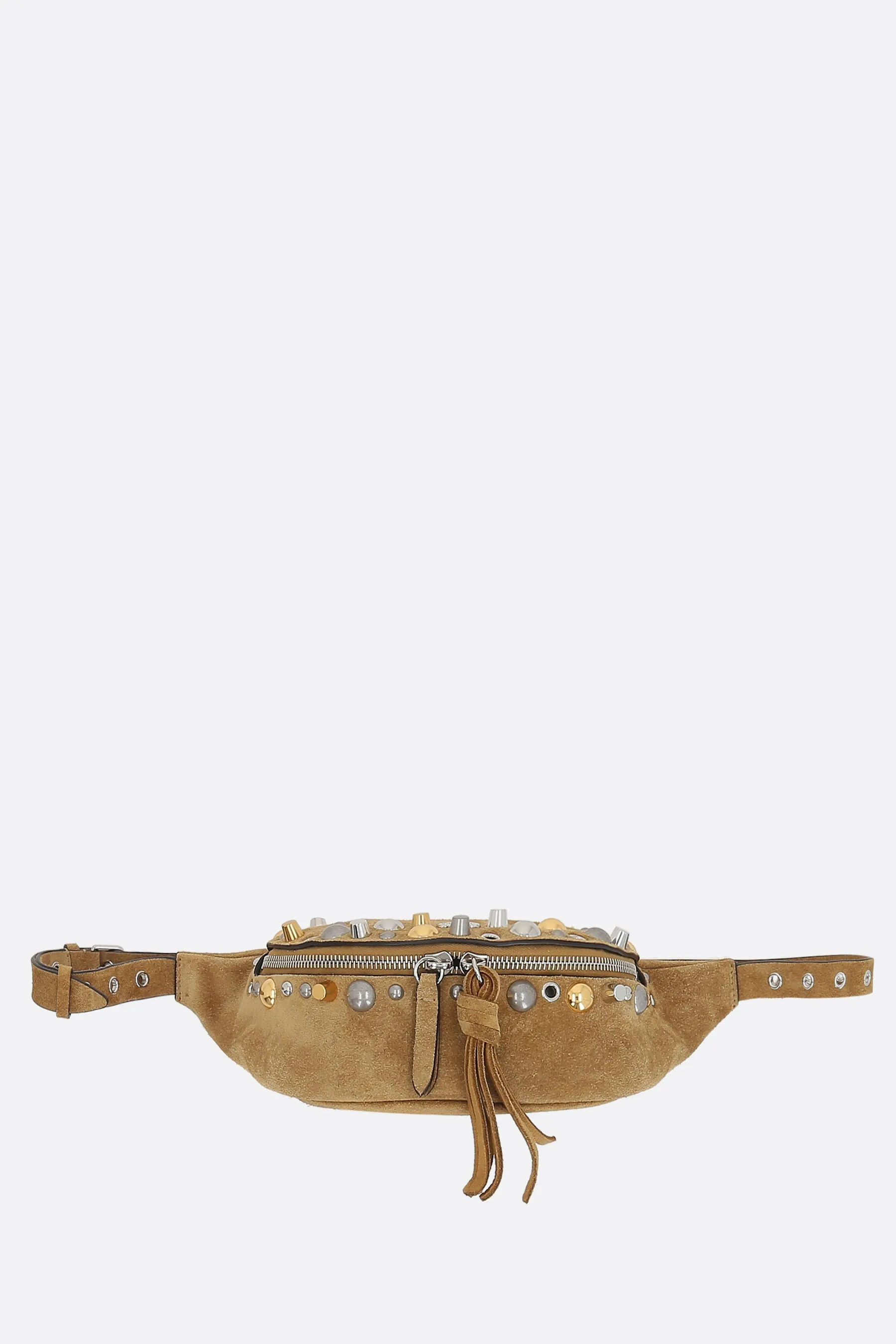 Studded Suede Belt Bag