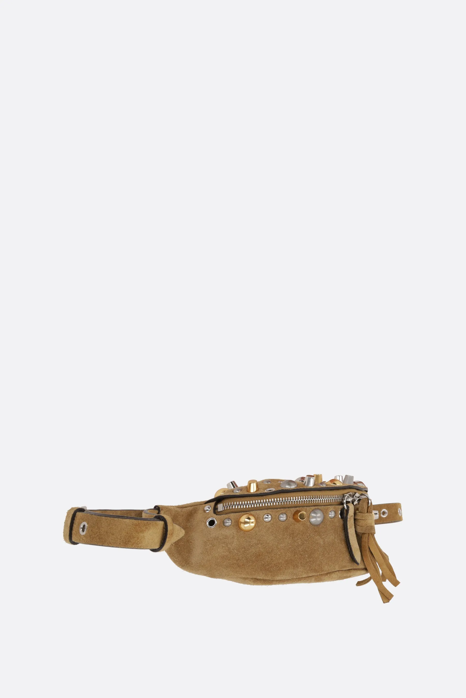 Studded Suede Belt Bag