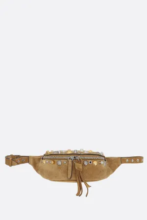 Studded Suede Belt Bag