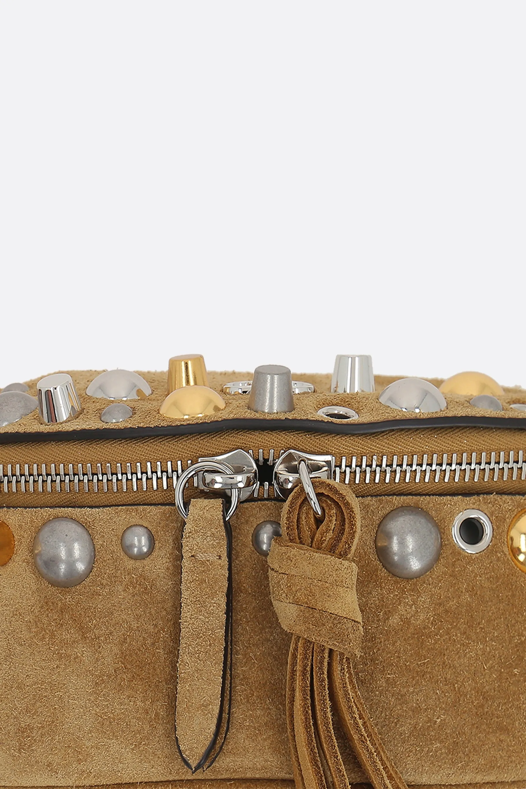 Studded Suede Belt Bag