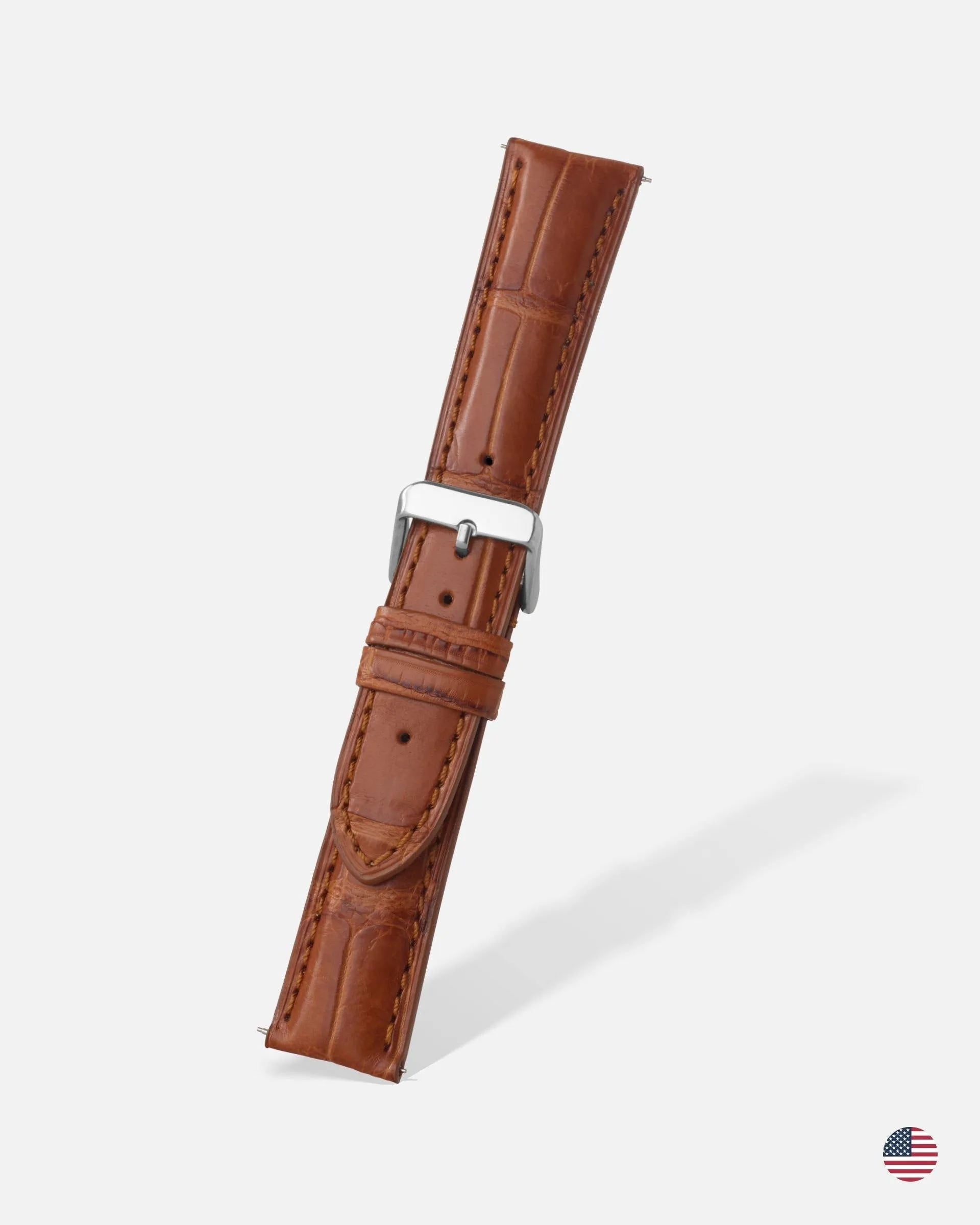Tan Genuine Matte Alligator | h2022