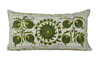 Tashkent Suzani Red Floral Bedding Pillow Case