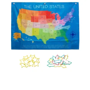 TEACHER'S TOOLBOX - 44x30 Functional Fabric Decor Map