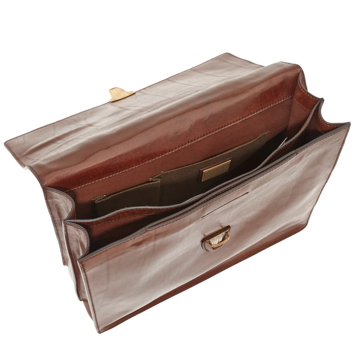 The Bridge  Double Gusset Briefcase - Style: 06467501