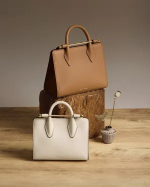 The Strathberry Nano Tote - Vanilla