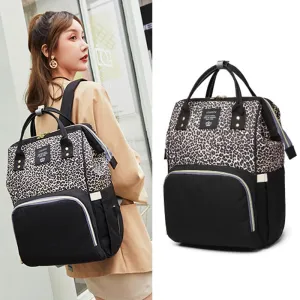 Travel Leopard Baby Bag