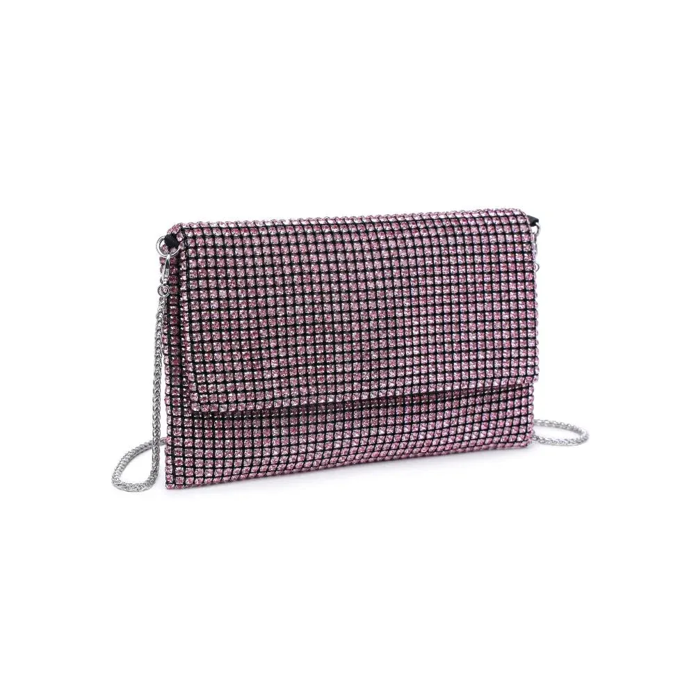 Vivi Rhinestone Evening Bag | Pink
