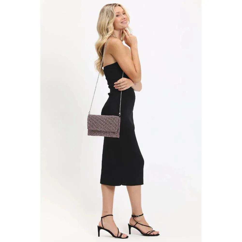 Vivi Rhinestone Evening Bag | Pink
