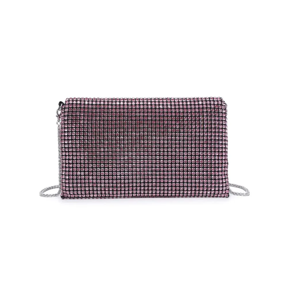 Vivi Rhinestone Evening Bag | Pink