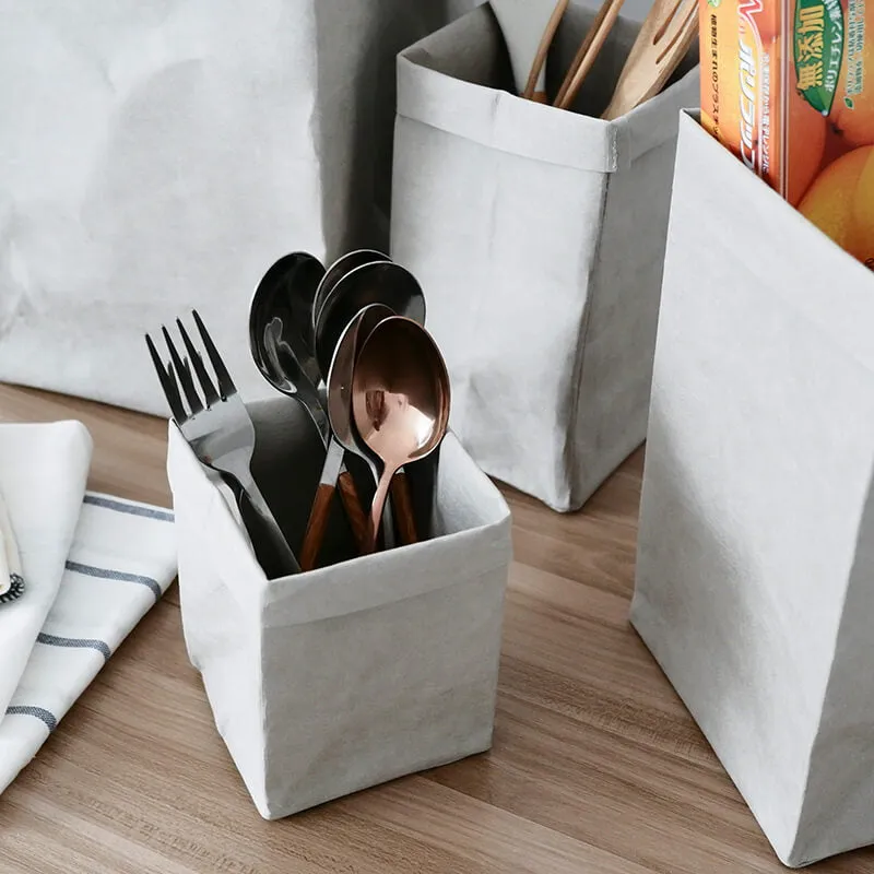 Washable Kraft Paper Bag (4 Sizes)