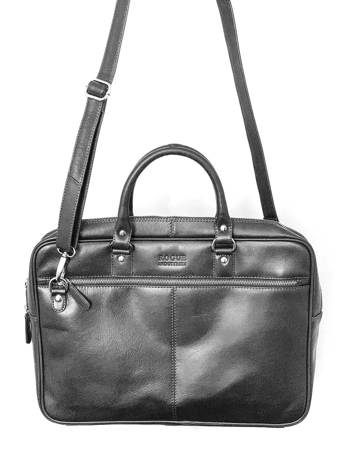 West End Slim Leather Briefcase