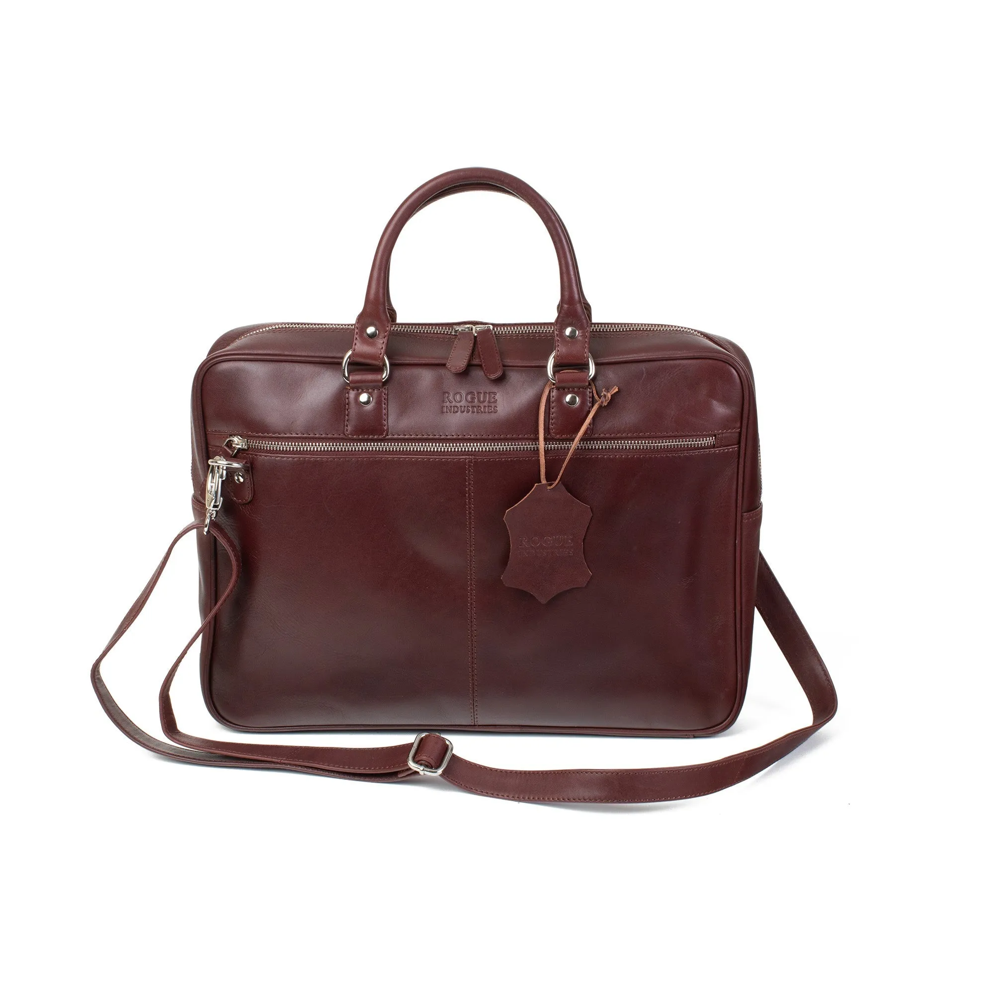 West End Slim Leather Briefcase