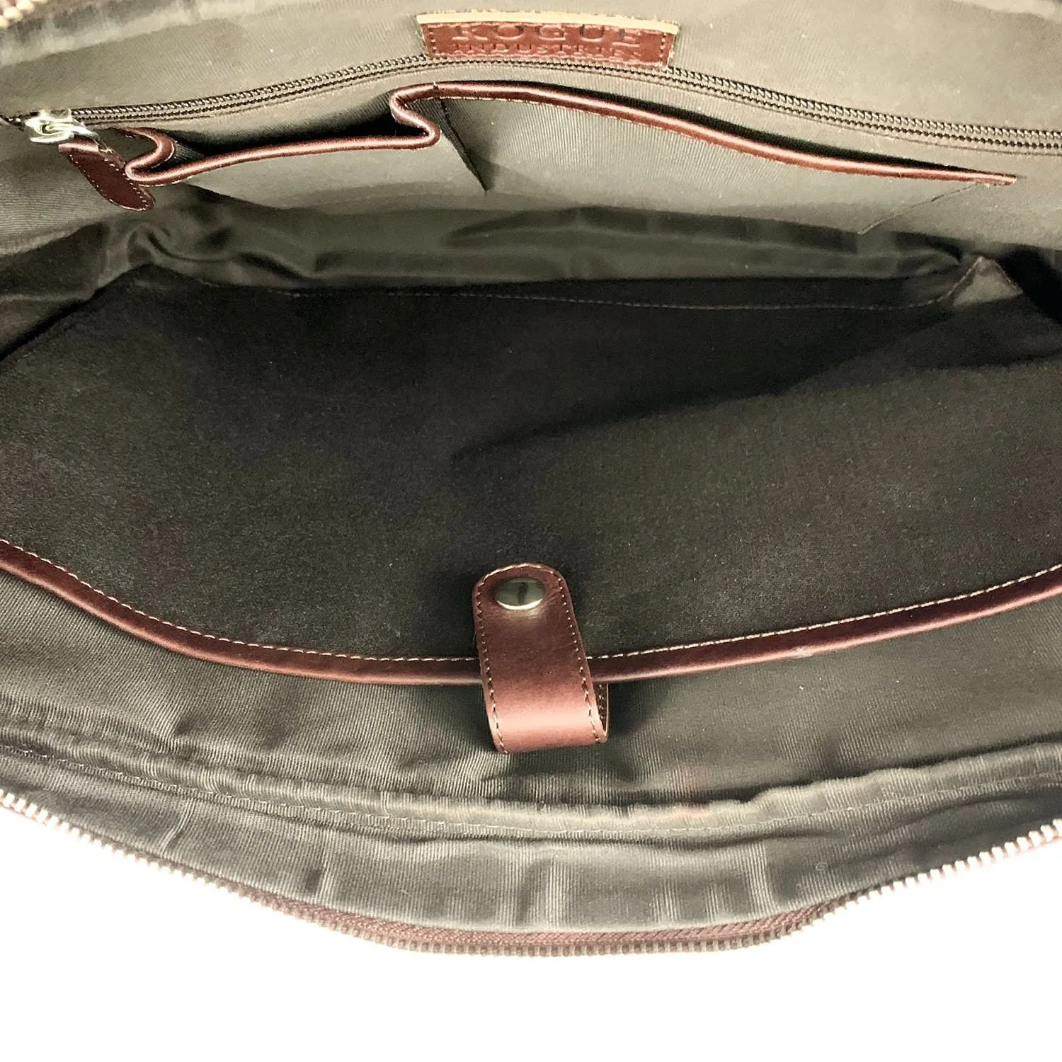 West End Slim Leather Briefcase