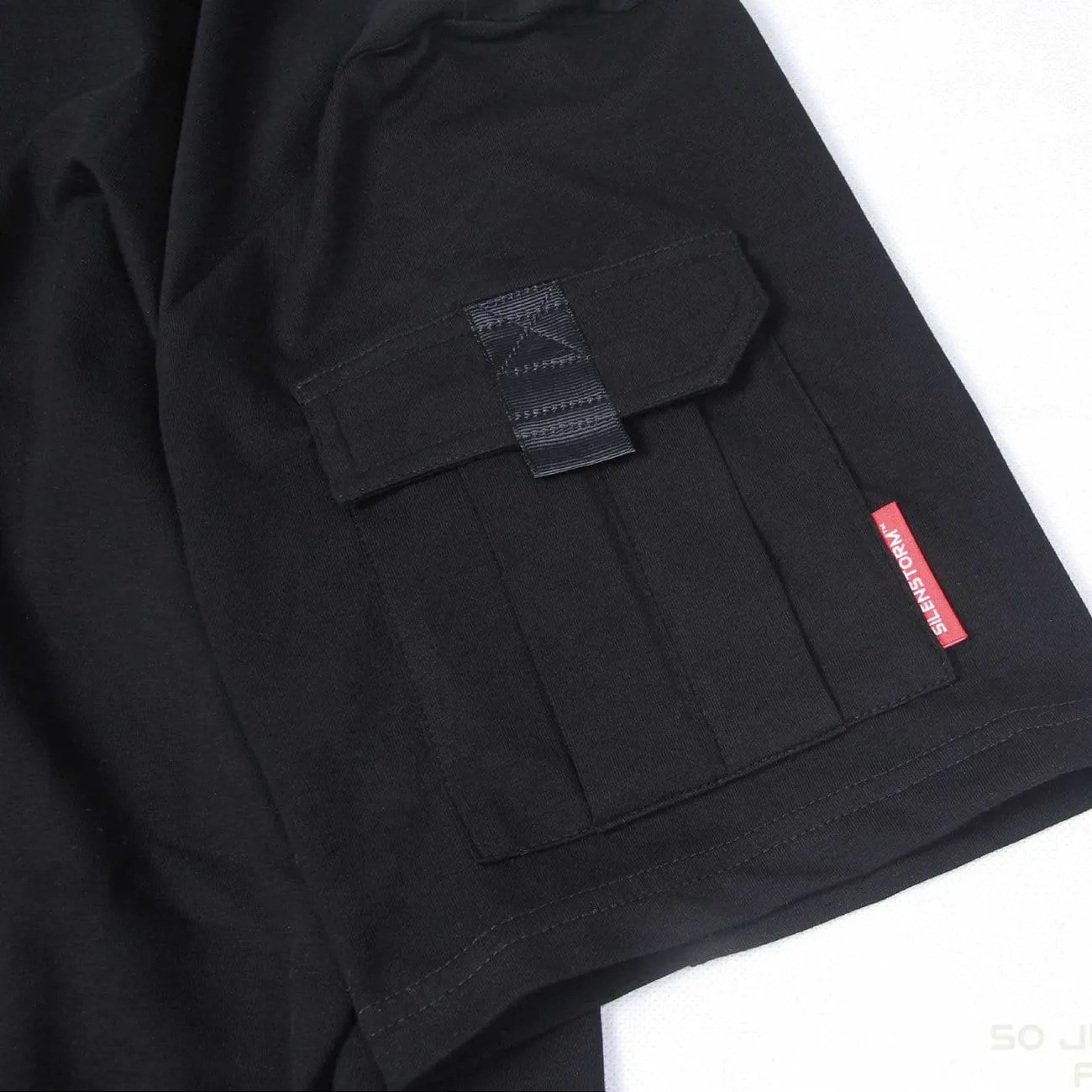 WLS Cyberpunk Functional Pocket Cotton Tee