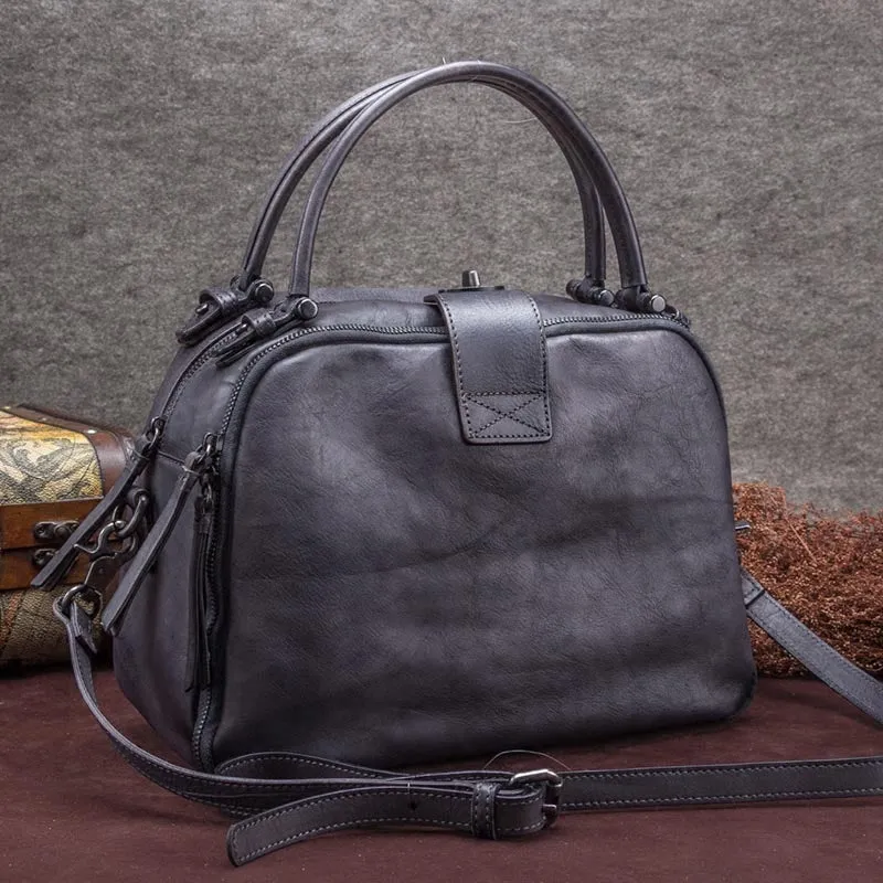 Womens Genuine Leather Handbags Leather Crossbody Bags Purse for Women