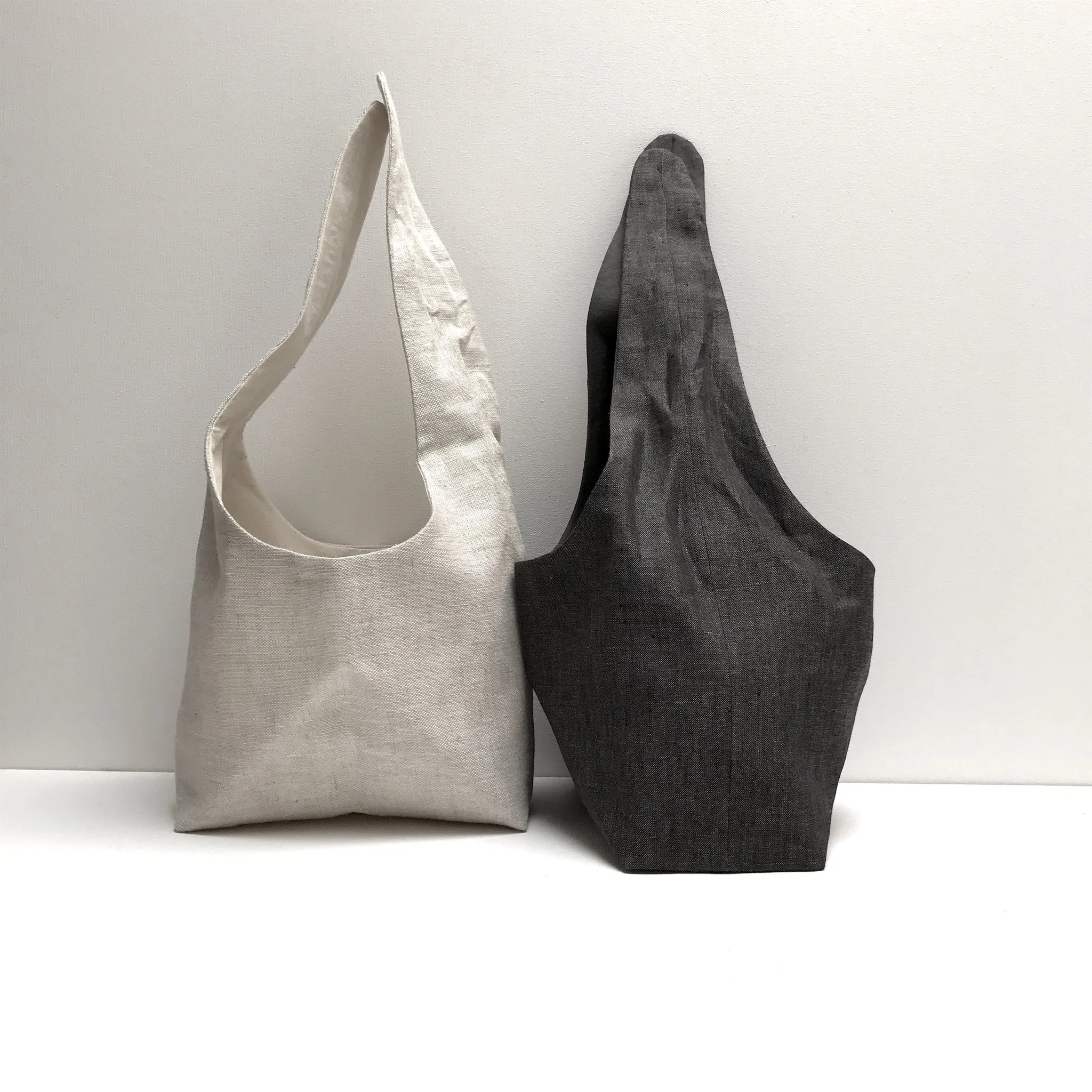 wrapping bag - oatmeal linen