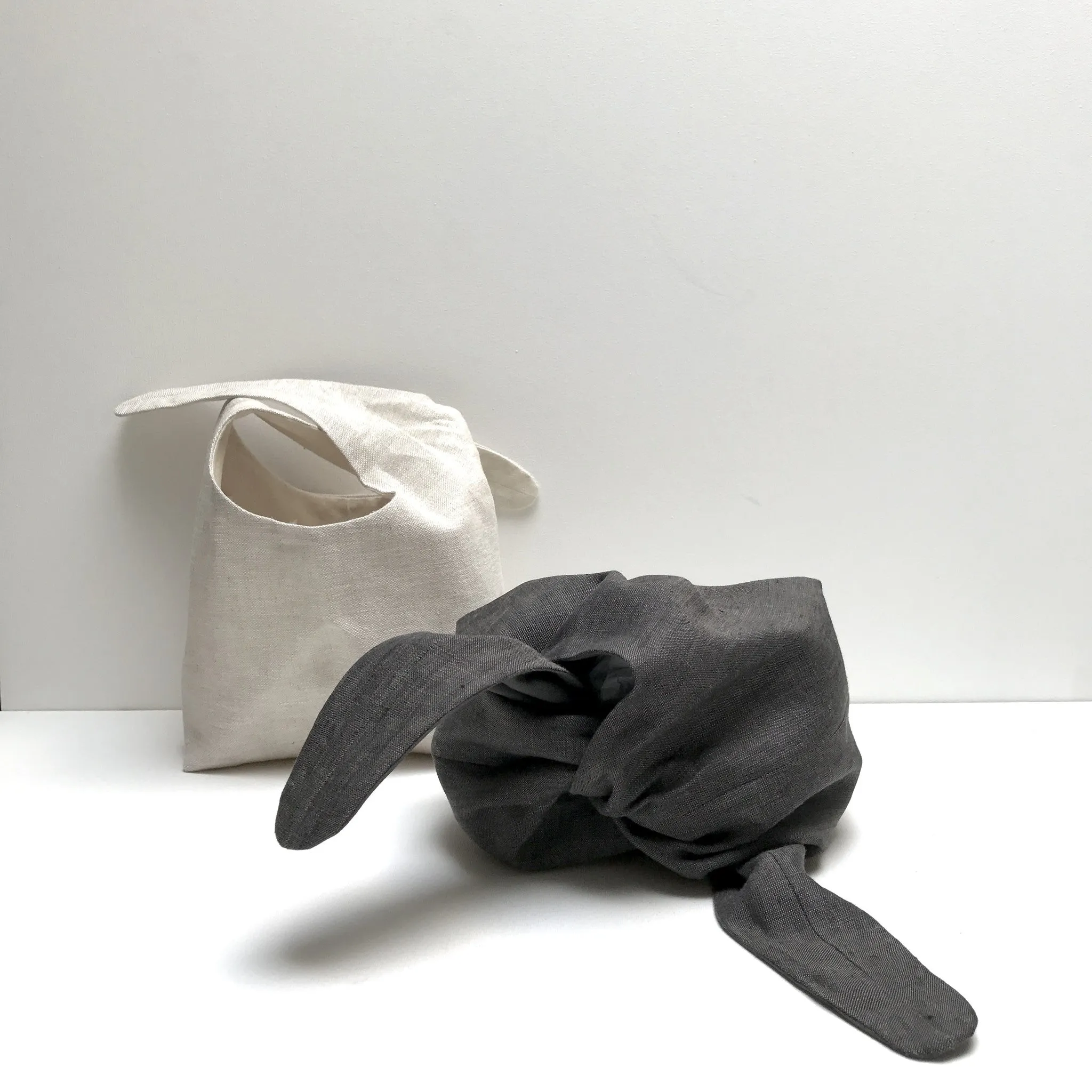 wrapping bag - oatmeal linen