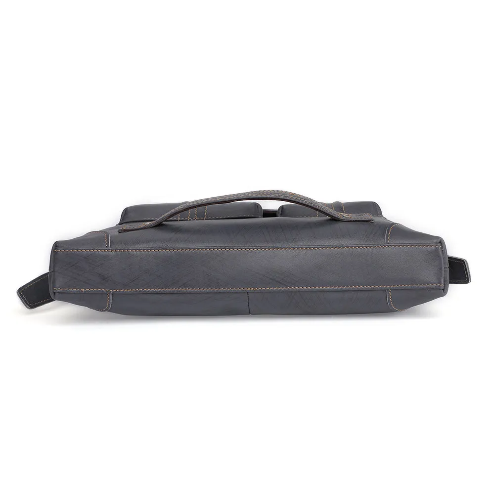 YAAGLE Mens  3-in-1 Leather Messenger Bag /Crossbody Bag /Briefcase Case /Vintage Genuine Leather College Backpack YG6388