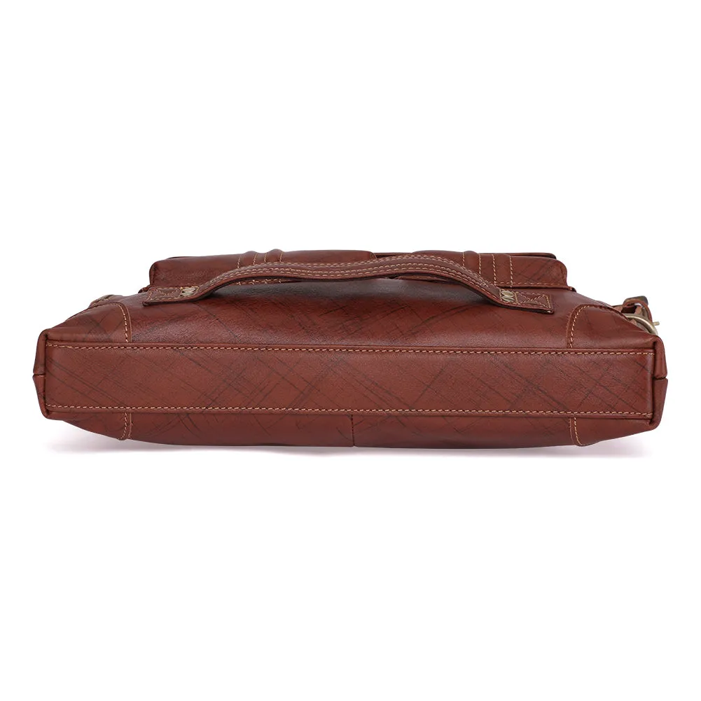 YAAGLE Mens  3-in-1 Leather Messenger Bag /Crossbody Bag /Briefcase Case /Vintage Genuine Leather College Backpack YG6388